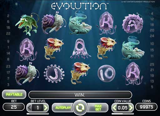 Evolution slot Evolution slot