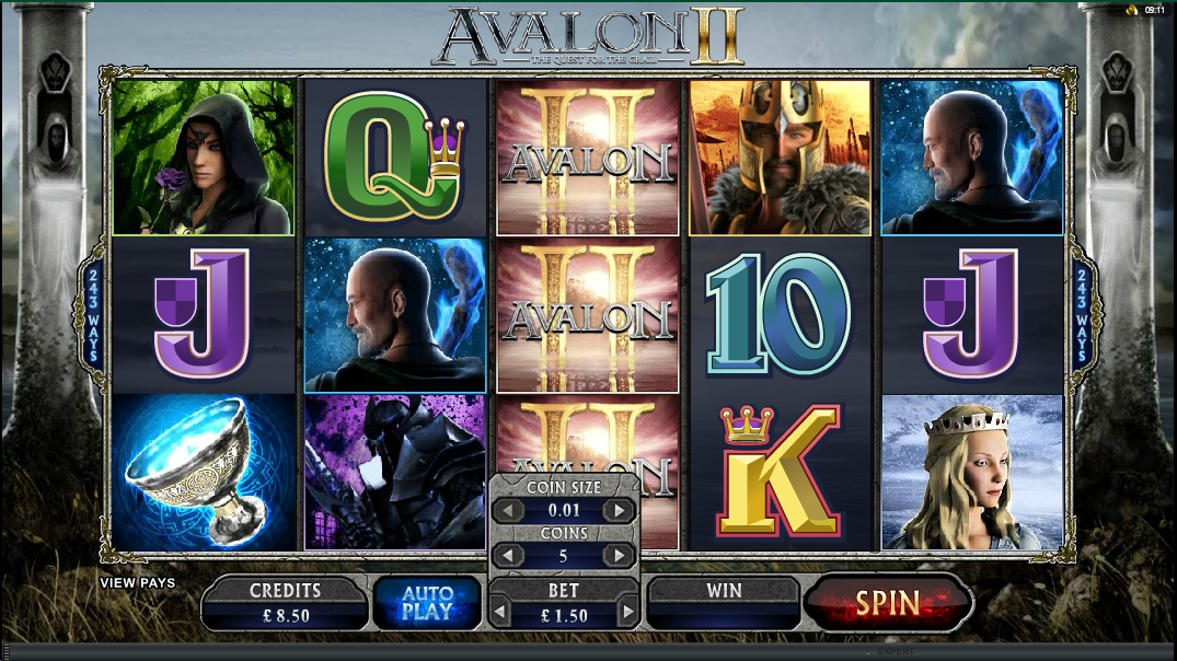 Avalon II Quest For The Grails slot Avalon II Quest For The Grails slot