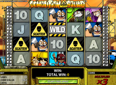 Demolition Squad slot Demolition Squad slot