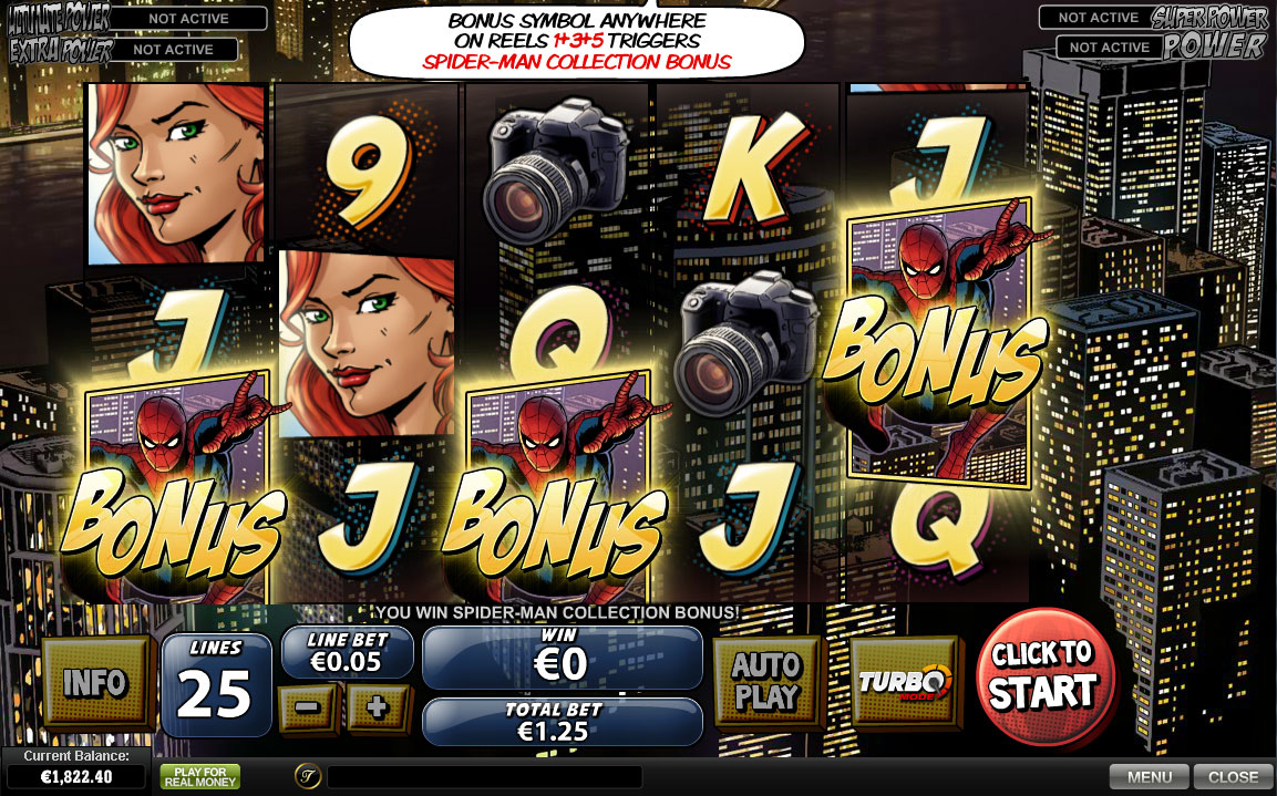 Casino spiderman games