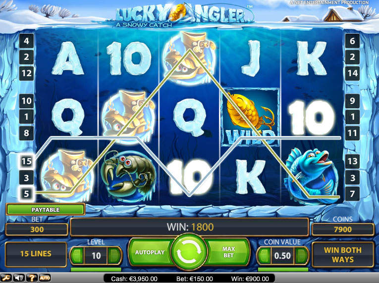 Lucky Angler A Snowy Catch Free Play Slot