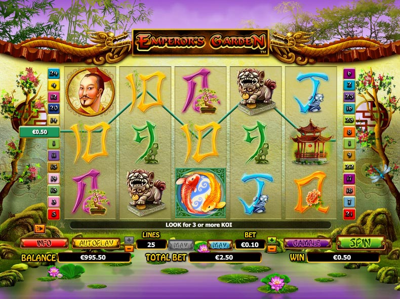 Slots garden redeem free spins bonus