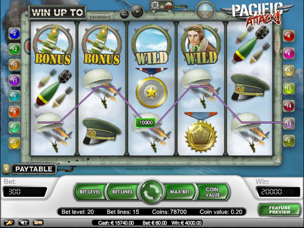 pacific attack описание игрового автомата