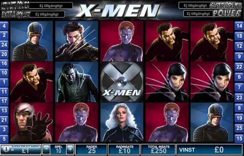X Men slot X Men slot