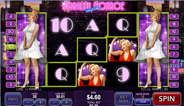 Marilyn Monroe slot Marilyn Monroe slot