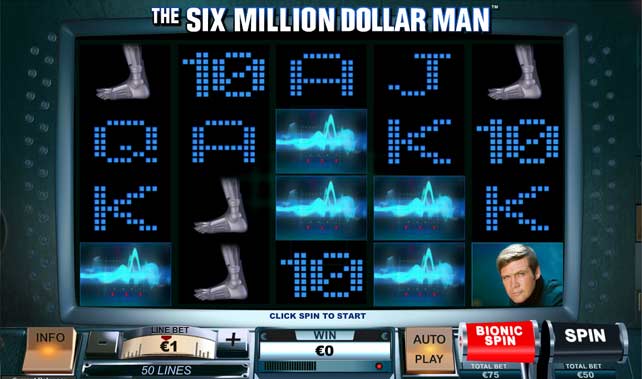 The Six Million Dollar Man slot The Six Million Dollar Man slot