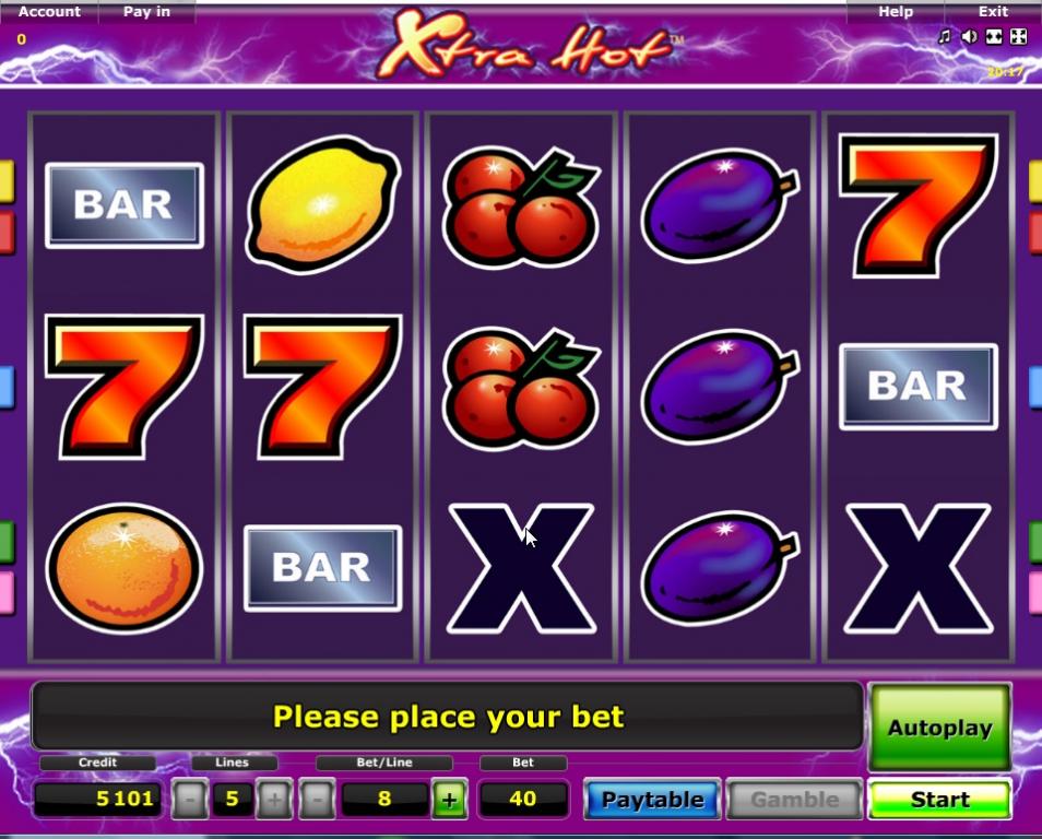 xtra hot free online slots