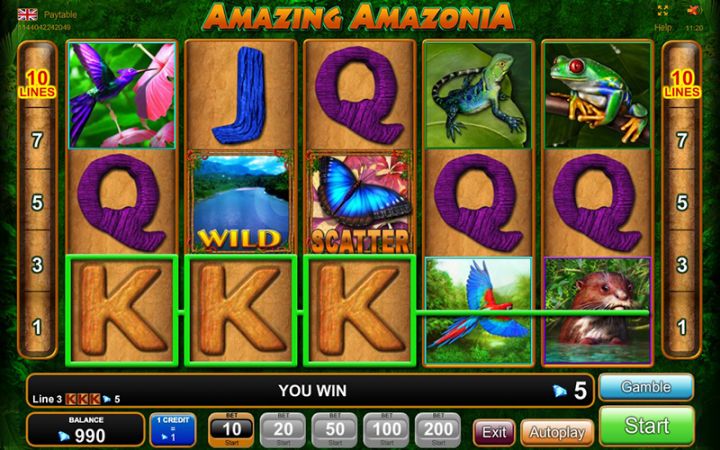 Amazing Amazonia slot Amazing Amazonia slot