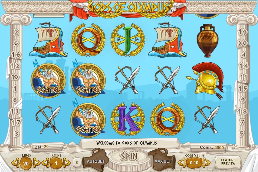 Gods of Olympus demo Gods of Olympus demo