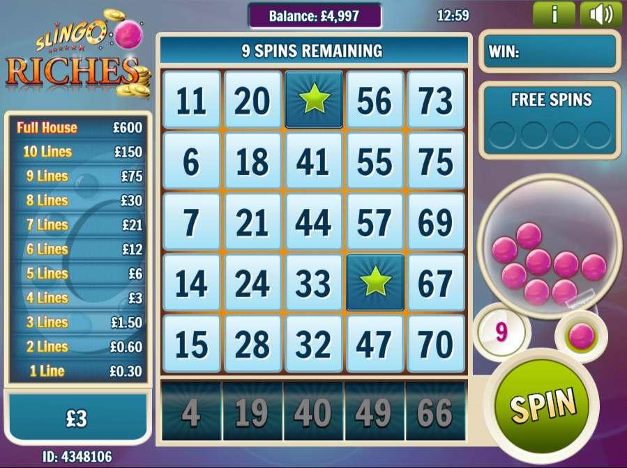 Slingo Riches slot Slingo Riches slot
