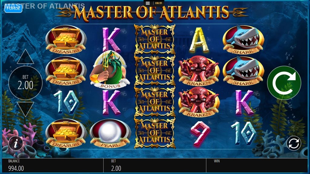 Master of Atlantis Slot Master of Atlantis Slot