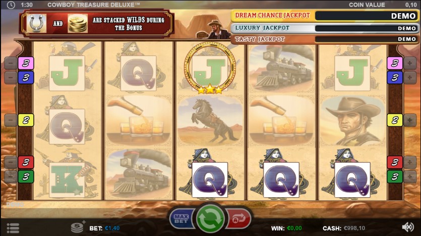 Cowboy Treasure Deluxe slot Cowboy Treasure Deluxe slot