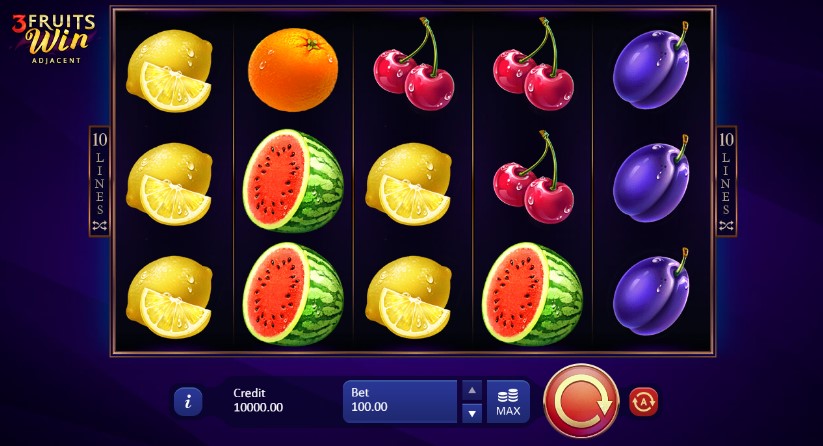 3 Fruits Win: 10 Lines slot 3 Fruits Win: 10 Lines slot