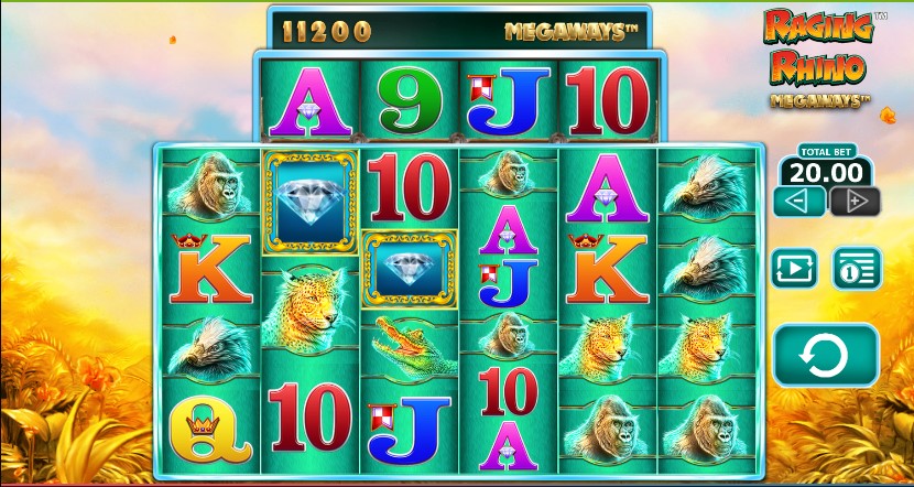 Raging Rhino Megaways slot Raging Rhino Megaways slot