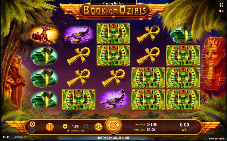 Book of Oziris slot Book of Oziris slot