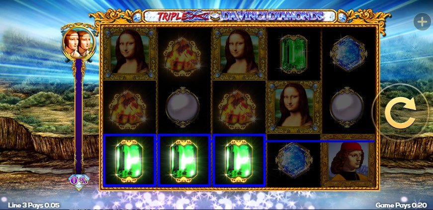 Triple Double Da Vinci Diamond slot Triple Double Da Vinci Diamond slot