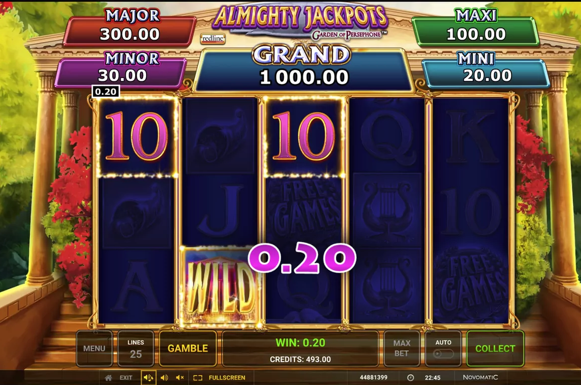 Almighty Jackpots Garden of Persephone slot Almighty Jackpots Garden of Persephone slot