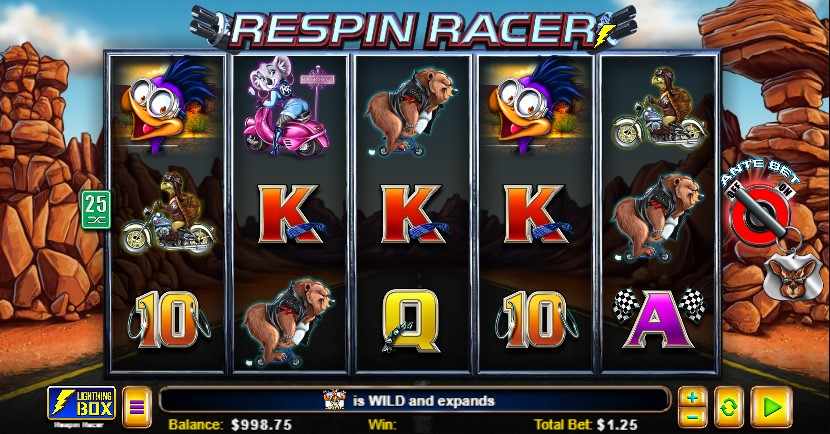 Respin Racer slot Respin Racer slot