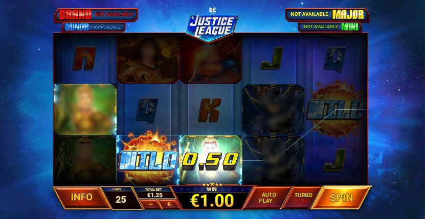 Justice League Comic slot Justice League Comic slot