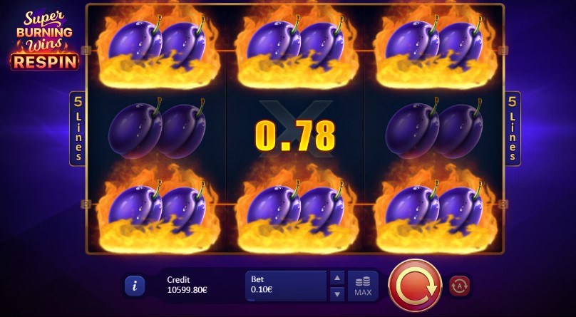 Super Burning Wins Respin slot Super Burning Wins Respin slot