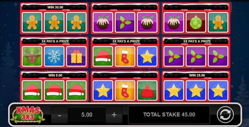 Xmas 3x3 slot Xmas 3x3 slot