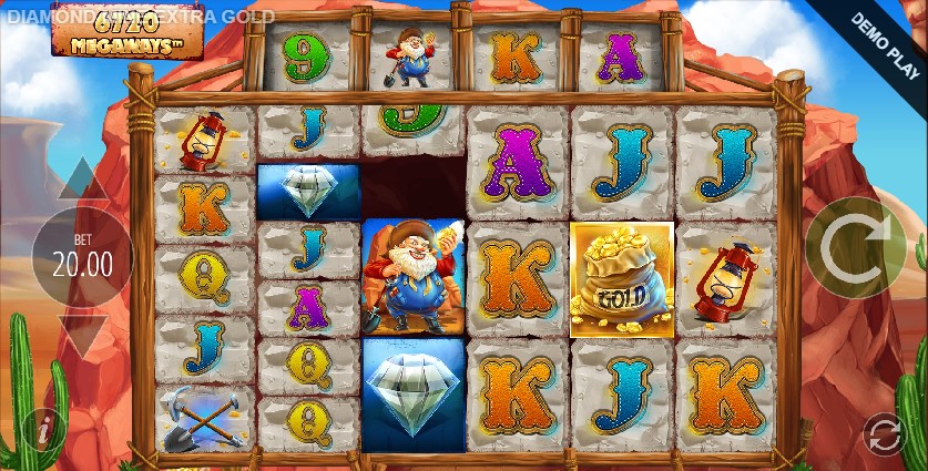 Diamond Mine Extra Gold Megaways slot Diamond Mine Extra Gold Megaways slot