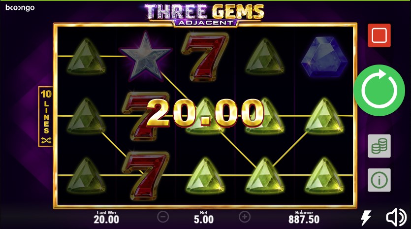 Three Gems Adjacent slot Three Gems Adjacent slot