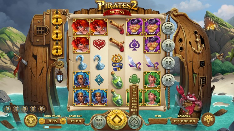 Pirates 2: Mutiny slot Pirates 2: Mutiny slot
