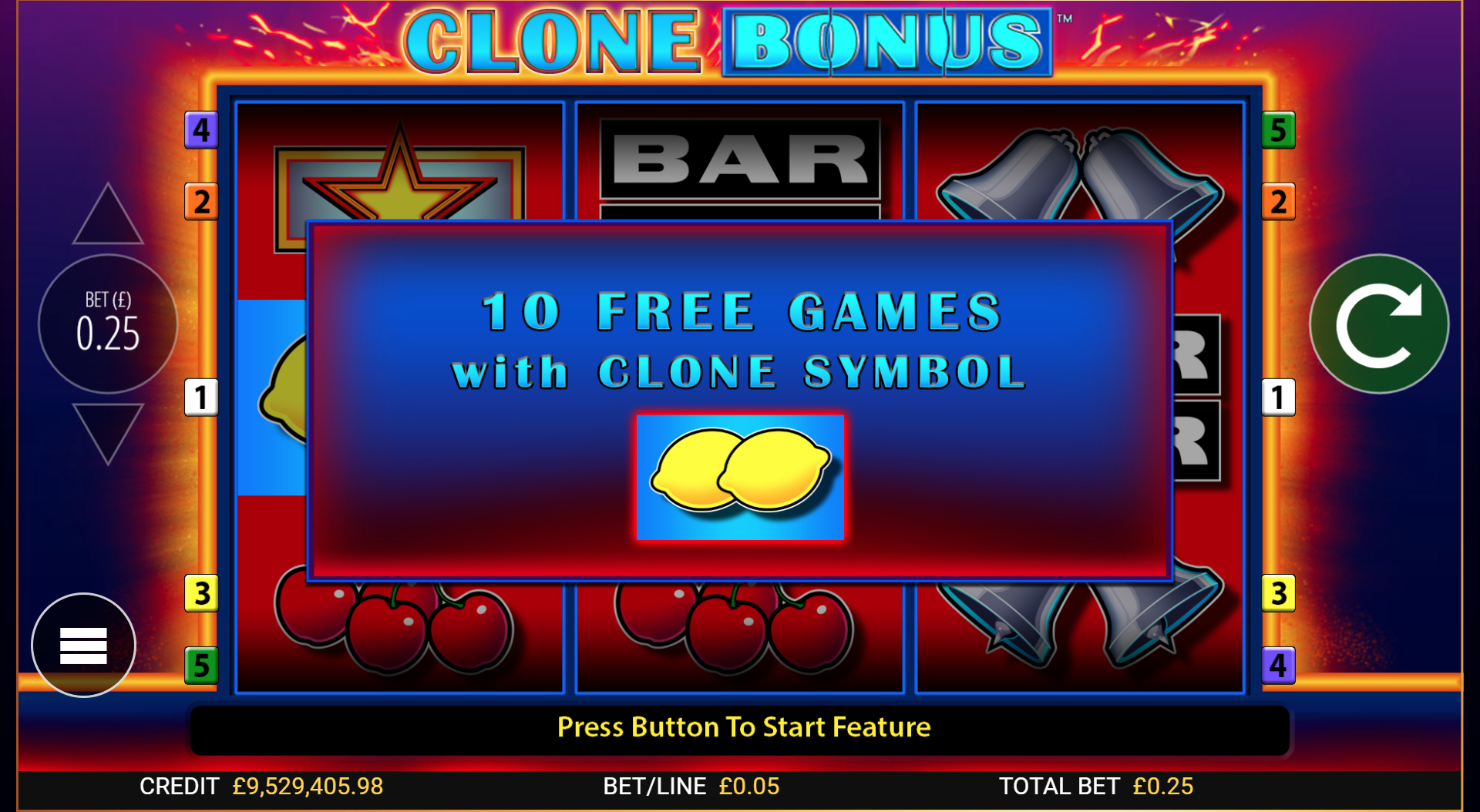 Clone Bonus 7 slot Clone Bonus 7 slot