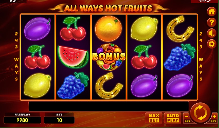 Slot All Ways Hot Fruits