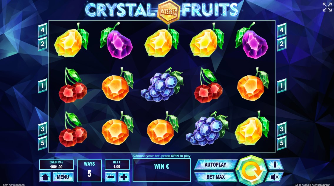 243 Crystal Fruits Reversed slot 243 Crystal Fruits Reversed slot