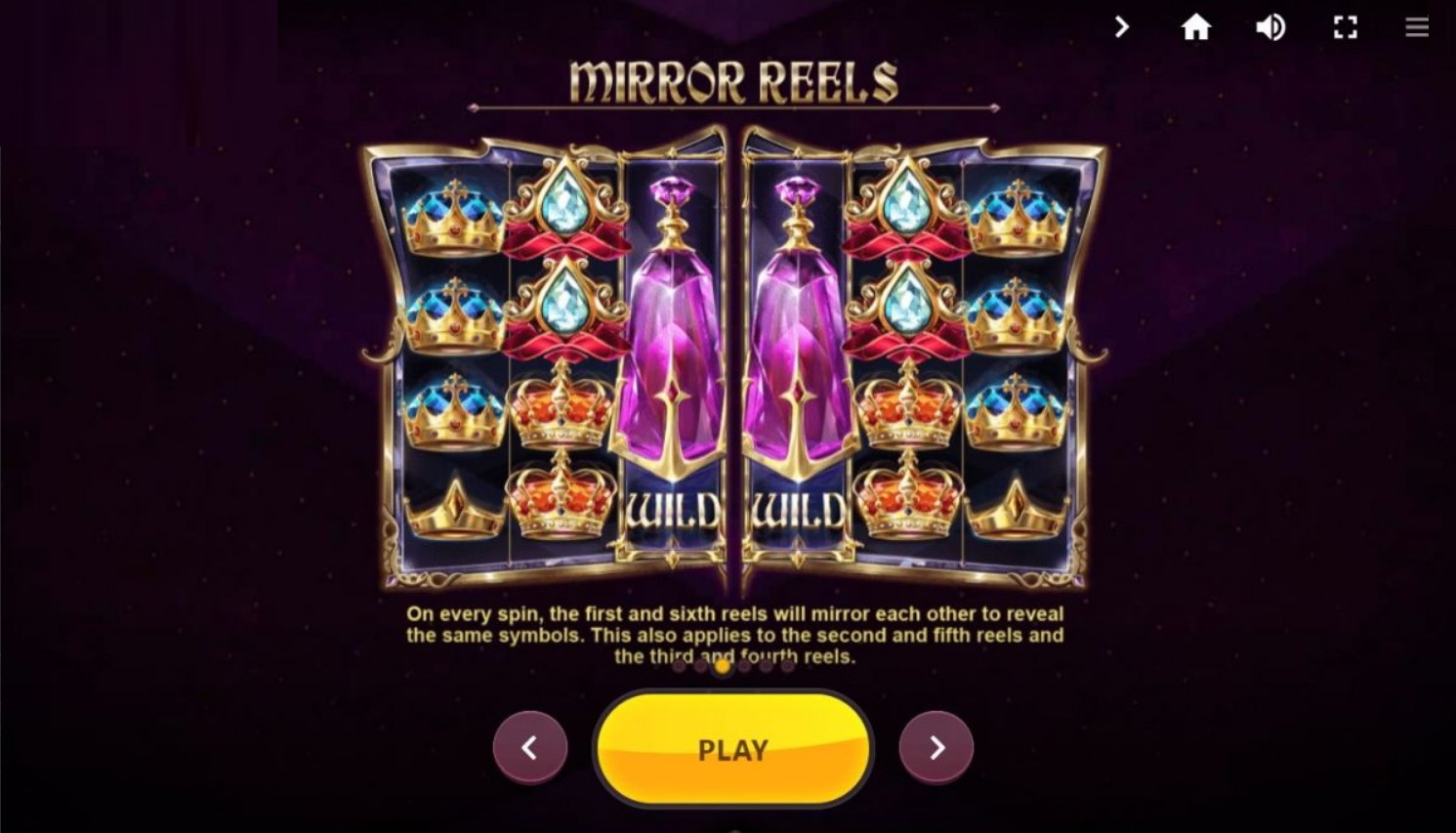 Crystal Mirror slot Crystal Mirror slot