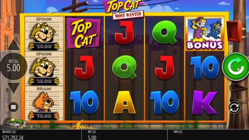 Top Cat Most Wanted slot Top Cat Most Wanted slot