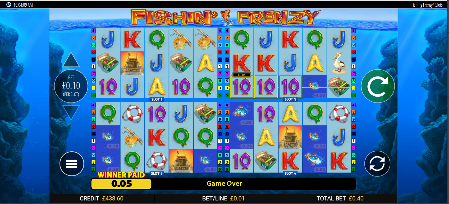 Fishin Frenzy Power 4 Slots slot Fishin Frenzy Power 4 Slots slot
