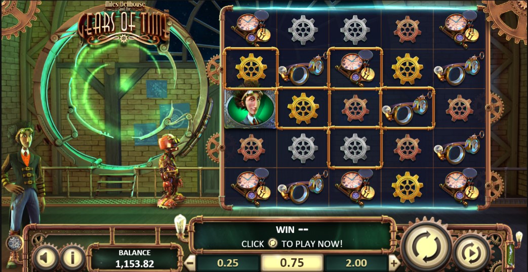 Miles Bellhouse And The Gears Of Time slot Miles Bellhouse And The Gears Of Time slot