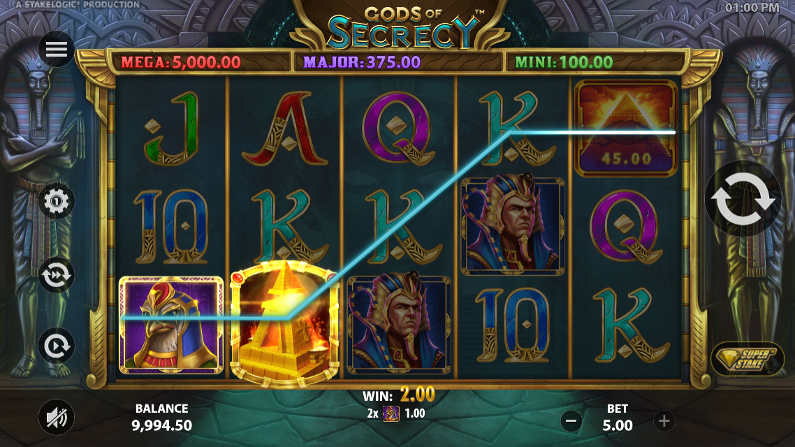 Gods of Secrecy Slot Review, Bonuses, Free Play - SlotsWise