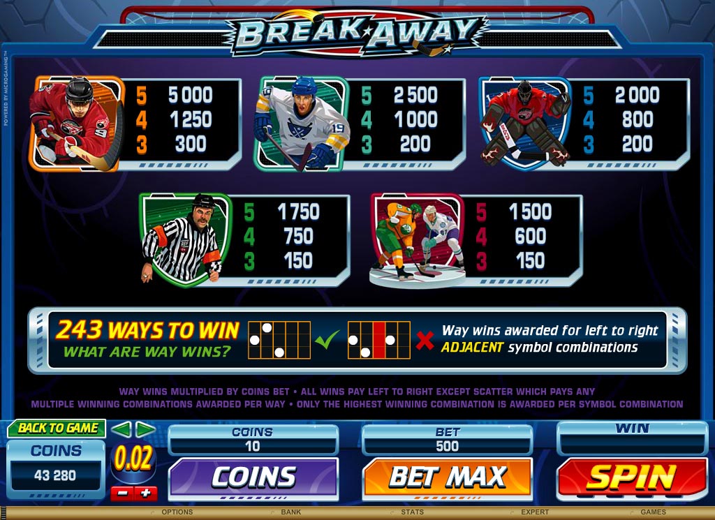 Break Away free play Break Away free play