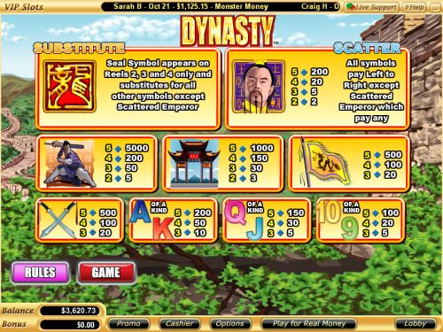 Dynasty free play Dynasty free play