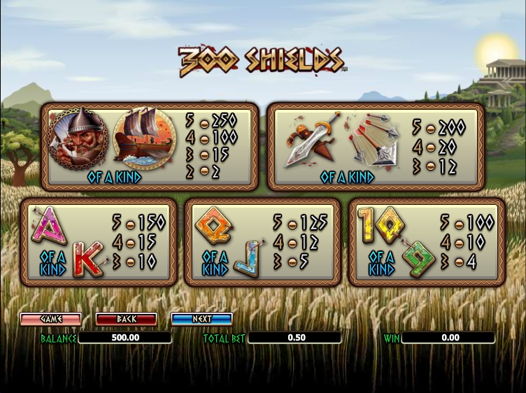 300 Shields free play 300 Shields free play
