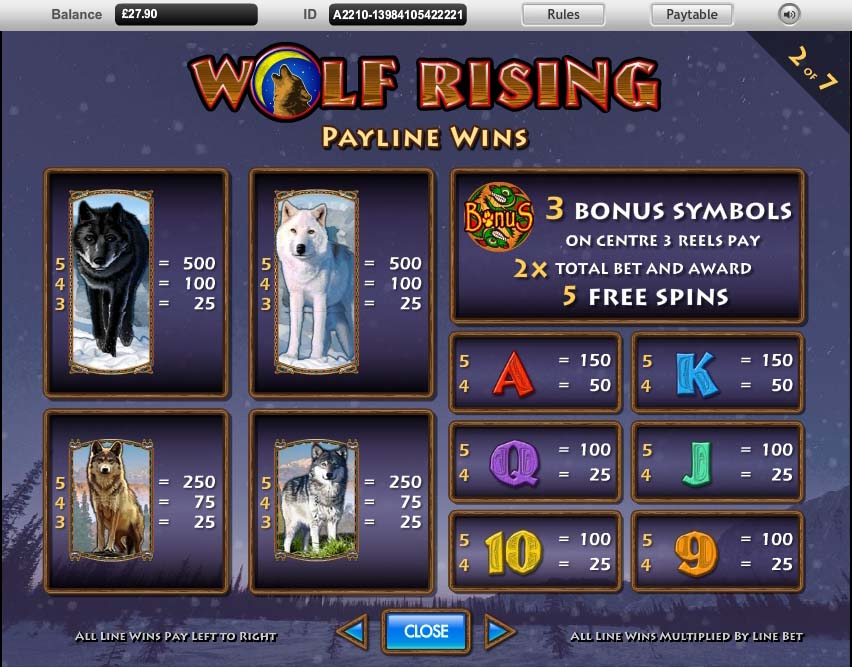 Wolf Rising free play Wolf Rising free play
