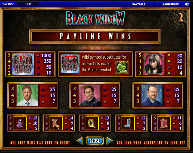 Black Widow free play Black Widow free play