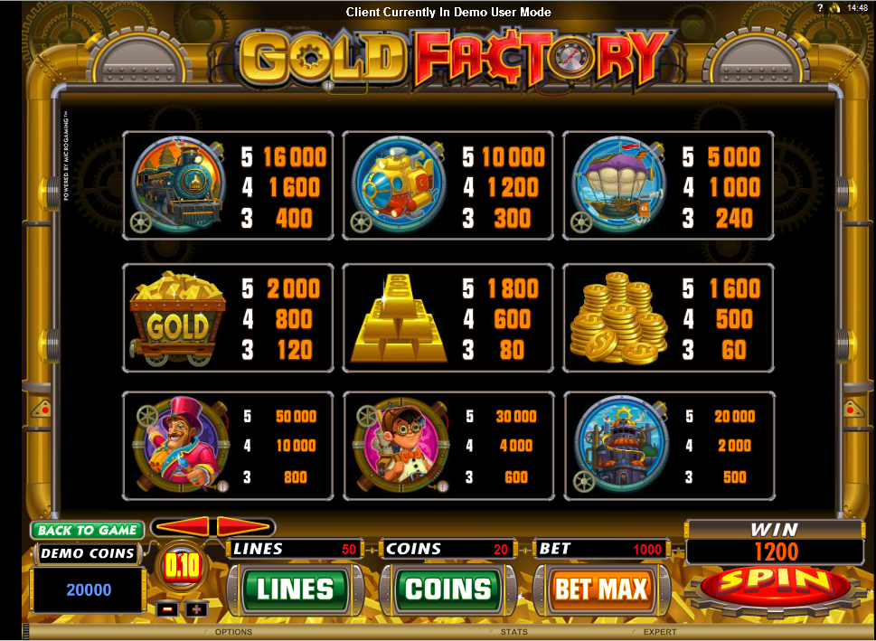 Gold Factory free play Gold Factory free play