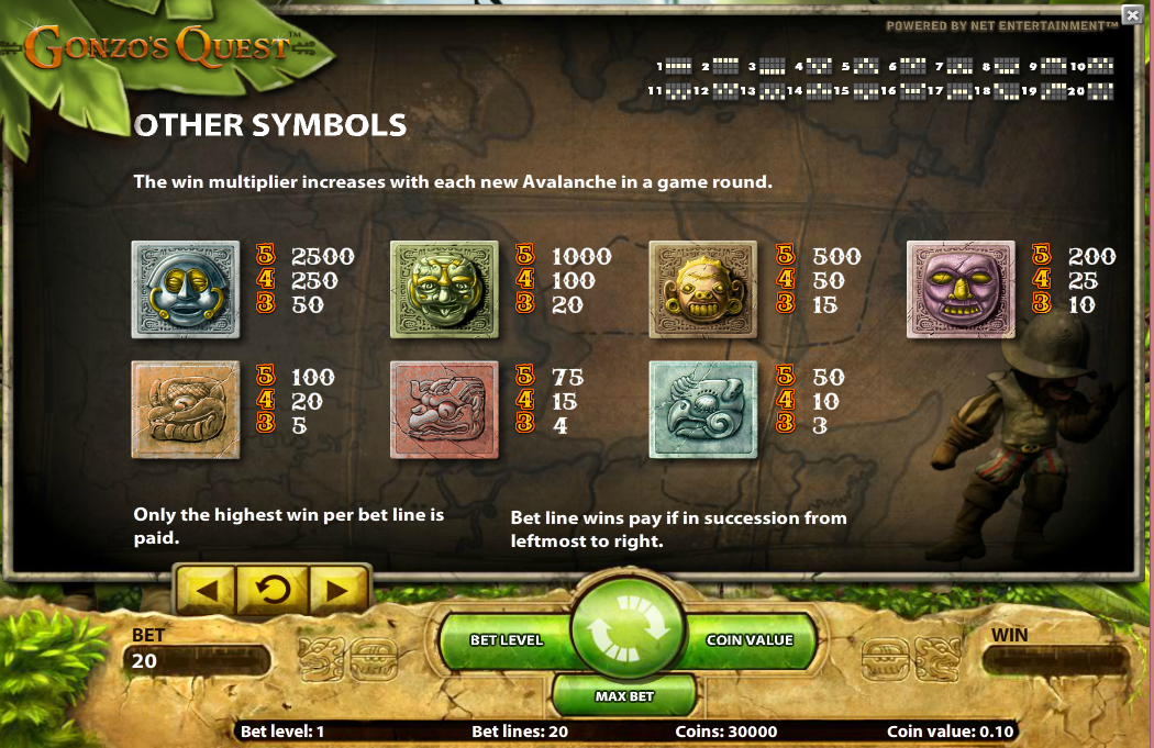 Gonzo's Quest free play Gonzo's Quest free play