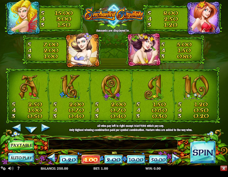 Enchanted Crystals free play Enchanted Crystals free play