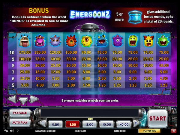 Energoonz free play Energoonz free play