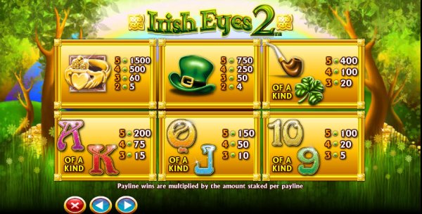 Irish Eyes 2 free play Irish Eyes 2 free play
