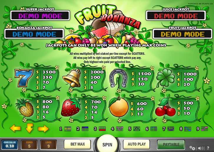 Fruit Bonanza free play Fruit Bonanza free play