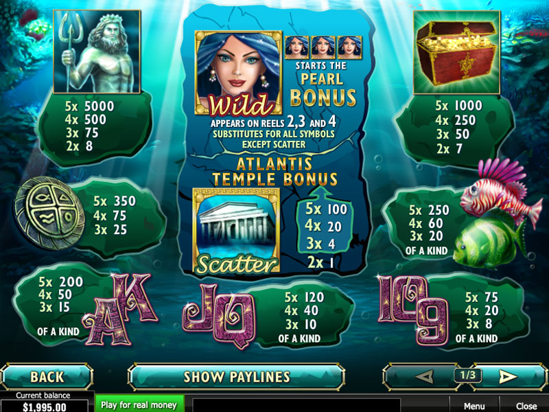 Atlantis Queen free play Atlantis Queen free play