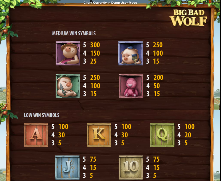 Big Bad Wolf free play Big Bad Wolf free play