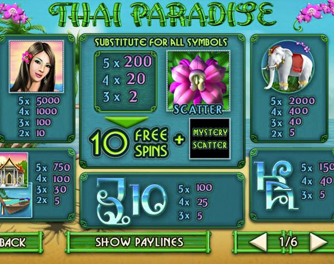 Thai Paradise free play Thai Paradise free play